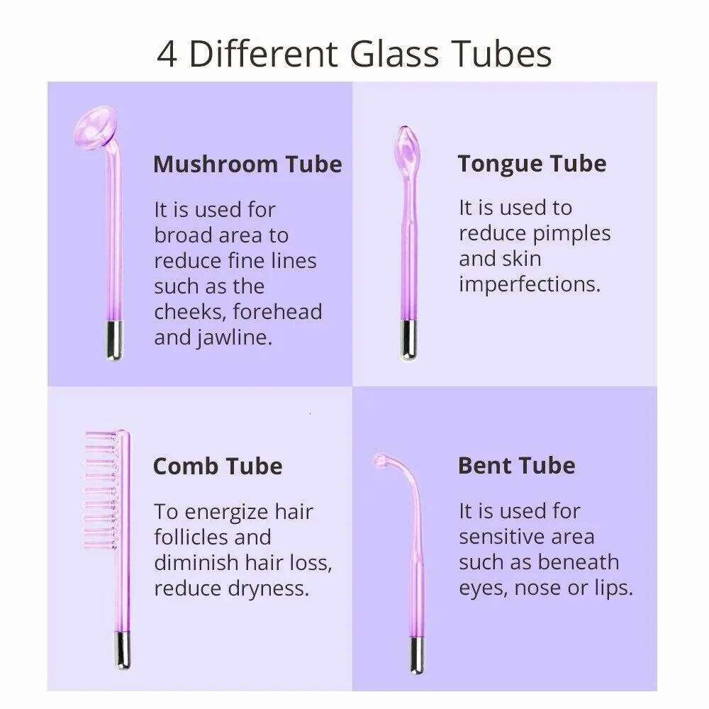 High Frequency Facial hine Skin Spot Remover Portable Beauty Infrared Purple