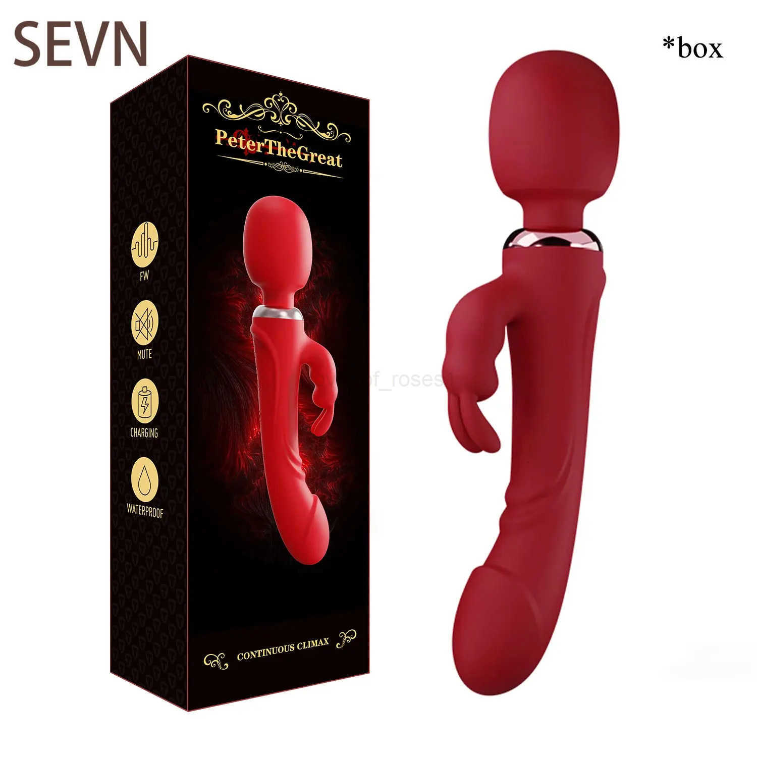 Double Head Powerful Vibrator for Women 30 Speed Clit Stimulator G Spot Vagina Massager Female Masturbator Sex Toys for Adults 18 Z250719