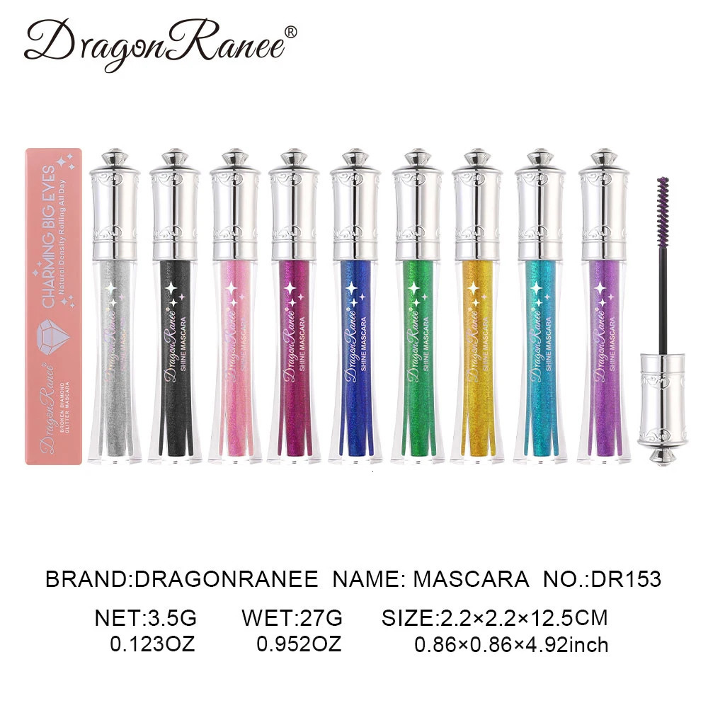 Glitter Diamond Mascara Fine Shimmer Delicate Silky Mascara Eye Modification Waterproof Long-Lasting Makeup Versatile Mascara 250717