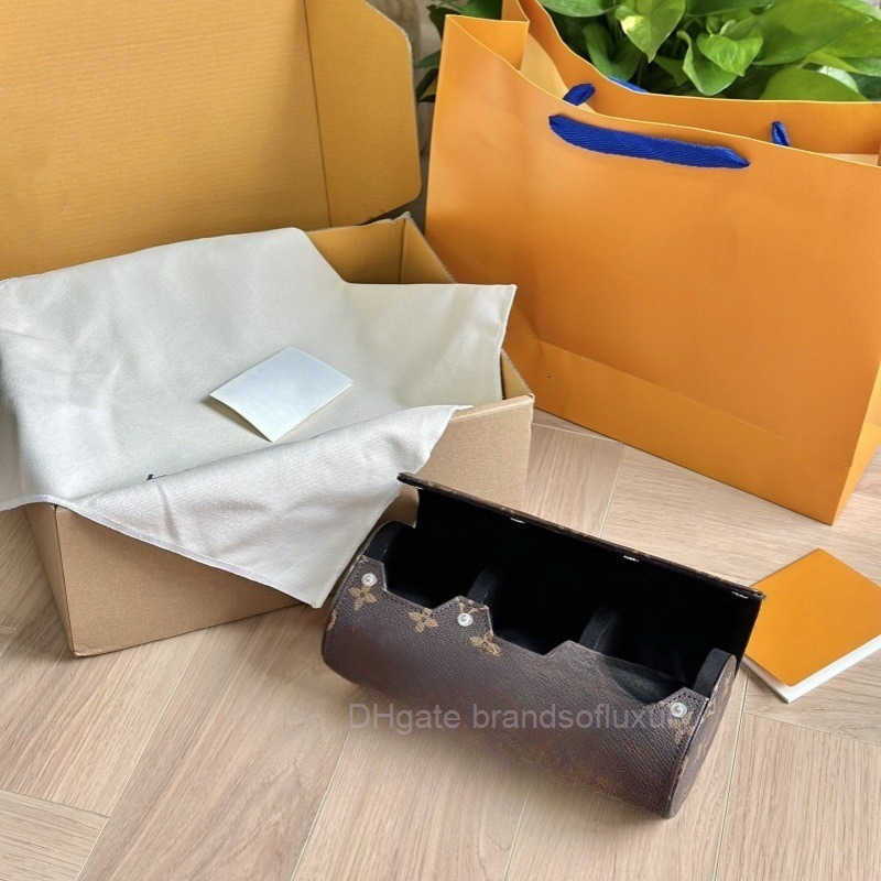 Three-slot Watch Storage Box Portable Travel Watch Case Home Watch Collection Gift for Self-use
