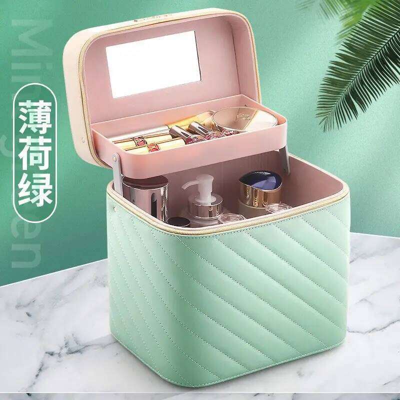 Bag Portable Multifunctional Organizer Box Out Handheld Cosmetic Case
