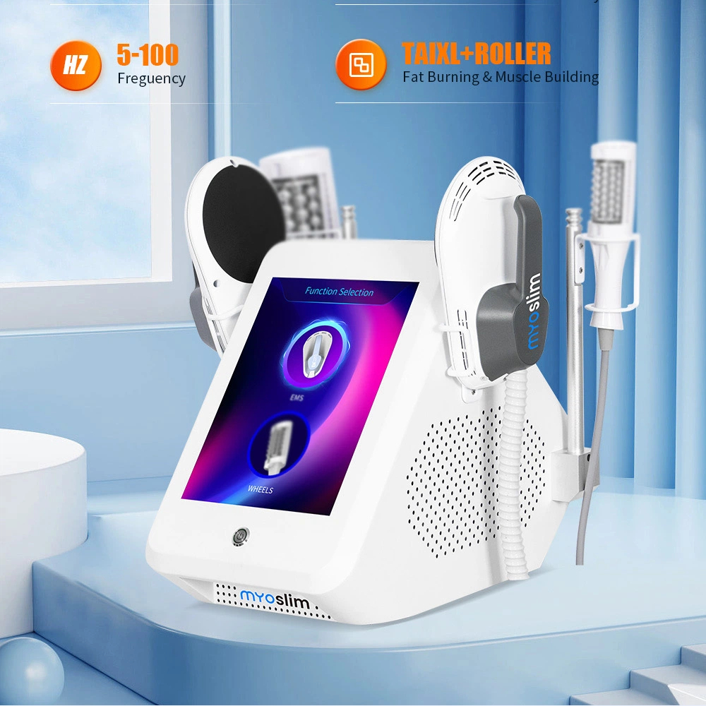 MYOSLIM 360 Degree EMS Roller Vacuum Machine Inner Ball Roller For Face Lifting Body Slimming Fat Reduction Muscle Massage