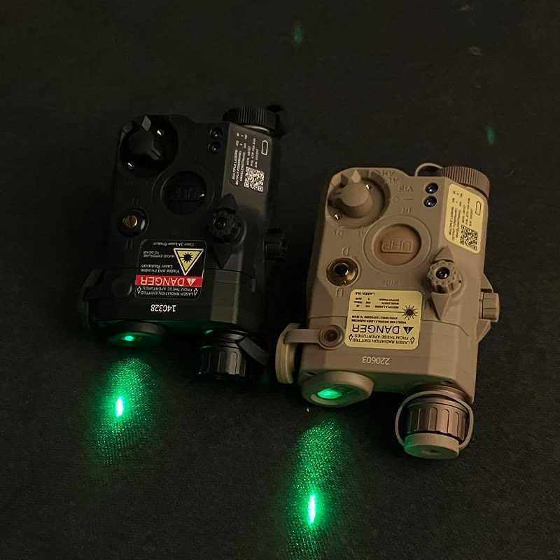 Tactical Airsoft PEQ15LA5C Red Dot Green Blue IR Fill Light Laser Indicator Optic Weapon Scout Light D Strobe Flashlight XJ250718
