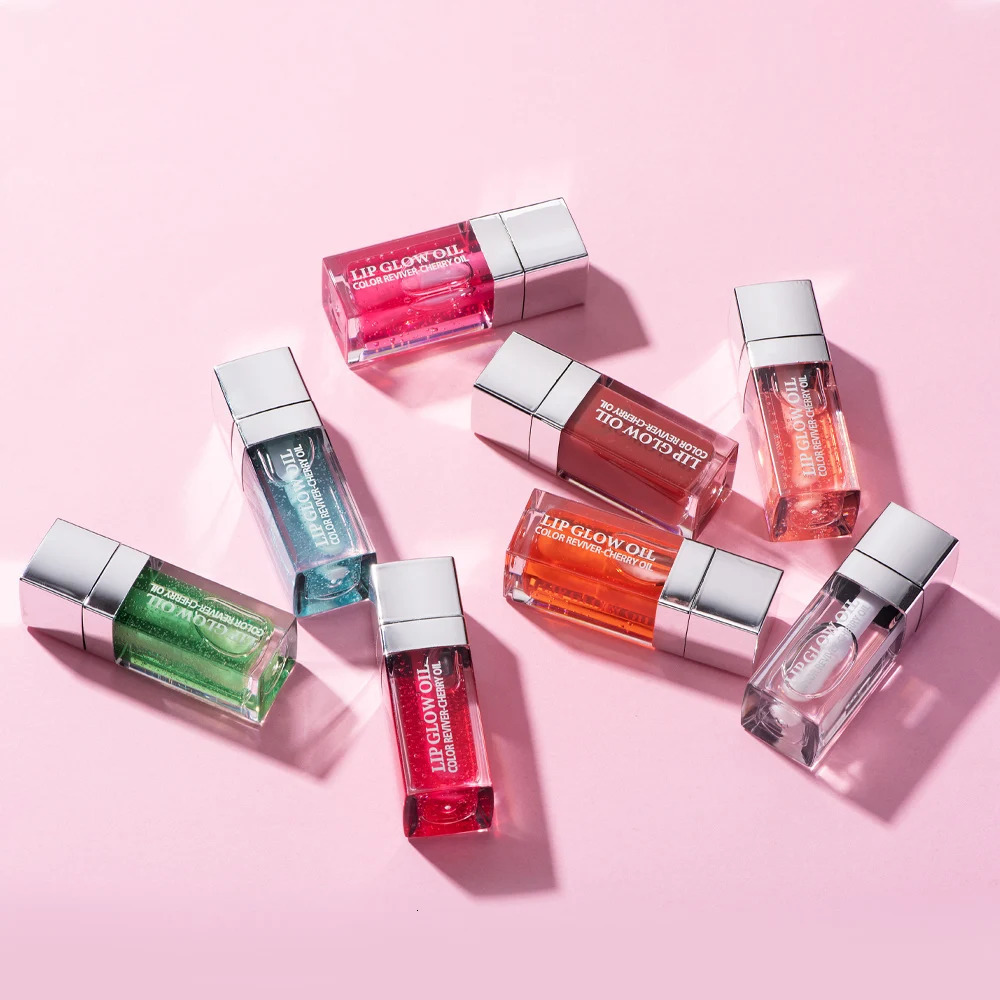 Clear 6ml Crystal Jelly Moisturizing Lip Oil Plumping Lip Gloss Sexy Plump Lip Glow Oil Tinted Lip Plumper Lips Makeup 250717