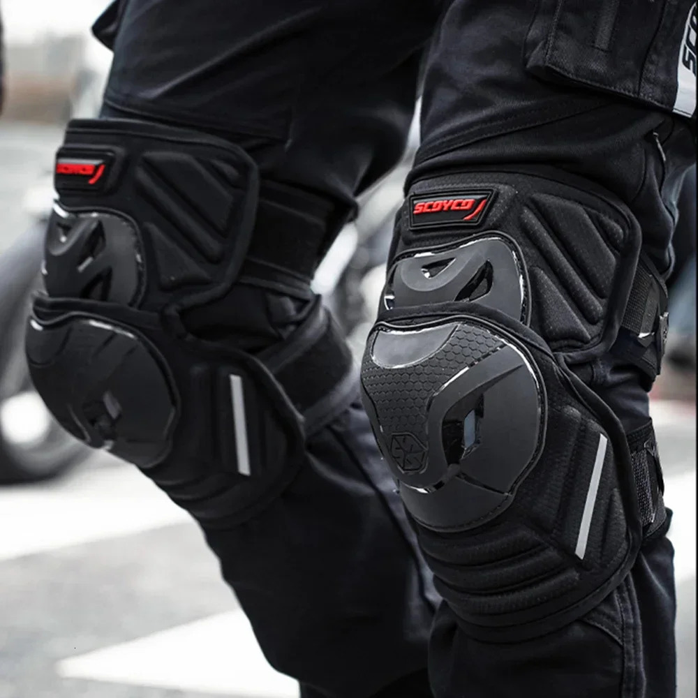 Motorcycle Knee Pads In Summer Kneepads Protective Gear Keep Warm Accessories Builtin CE Protector 250708