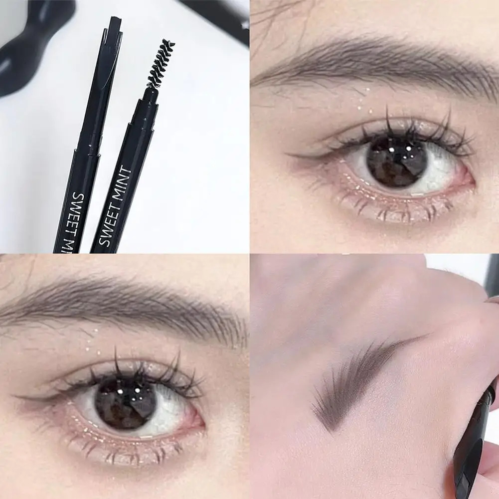 Eyebrow Pencil Double-ended Waterproof Eyebrow Cosmetics Long Lasting Eye Brow Tattoo Pen Makeup Eyebrow Pencil 250712