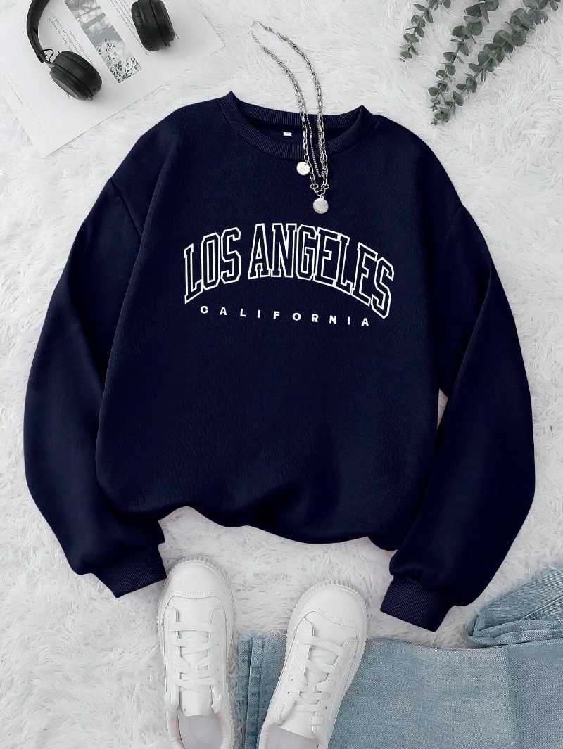 Fashion Woman Sweatshirts New York Brooklyn Letter Prints Pullovers Casual Crewneck Oversize Hoodies Fleece Warm Female Clothes Z250719