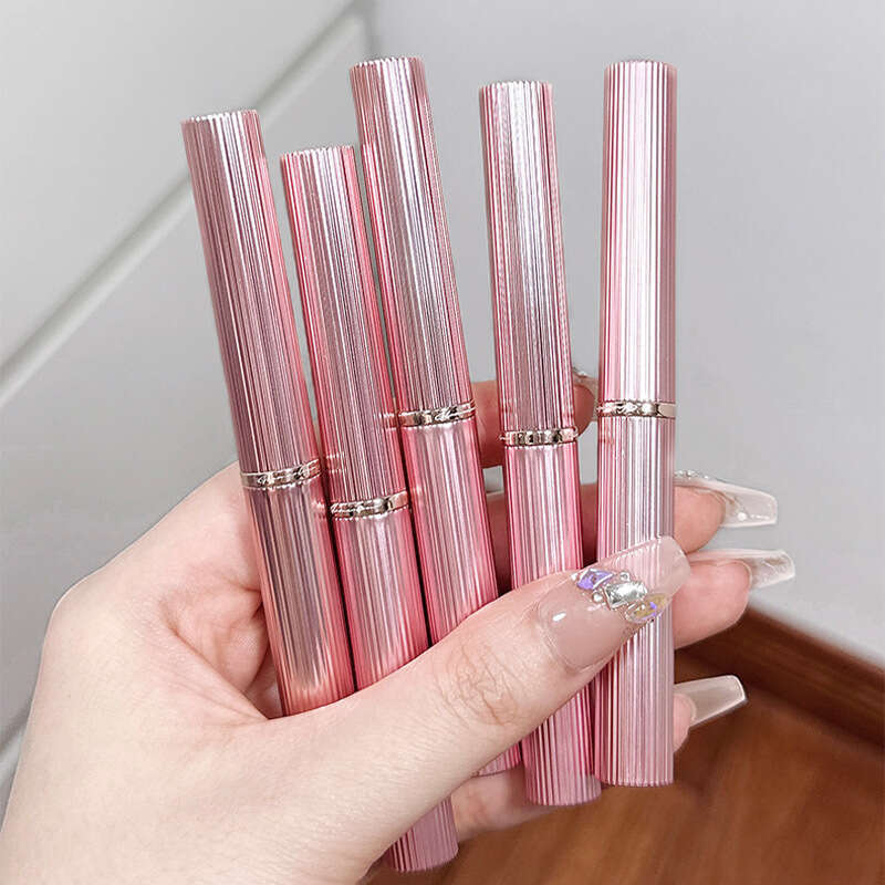 Magic Color Striped Small Stiletto Water Glossy Mirror Glaze Solid Gloss Nude Moisturizing Lipstick Lip Mud X250719