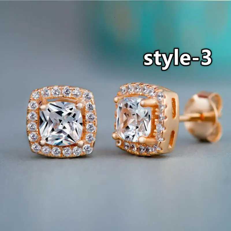 Huitan Fashion Geometric Women Stud Earrings Cubic Zirconia for Wedding Party Daily Wearable Fashion Jewelry Hot Dropshipping XJ250718