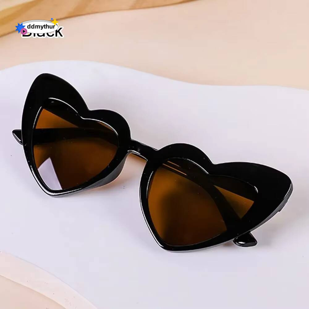 Heart Kids Sunglasses Children Retro Cute Cartoon Love Cat Eye Sun Glasses Girls Boys Baby Outdoor Shades UV400 Eyewear 2025 ddmythur Z260305