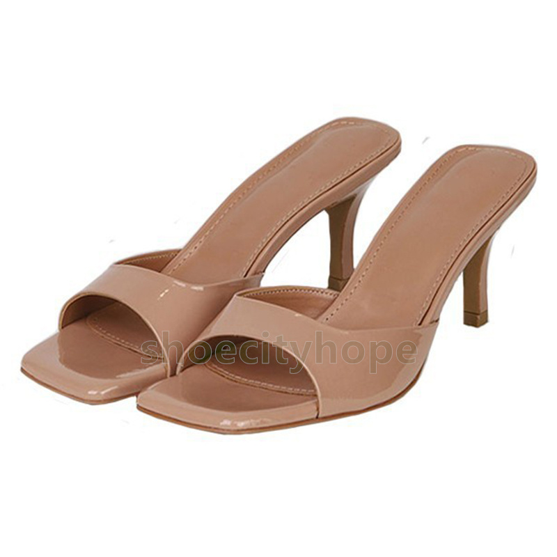 designer sandals mid high heels summer sandal elegant daily slides fashion casual sandale outdoor durable walk steadily womens sandals size 35-42