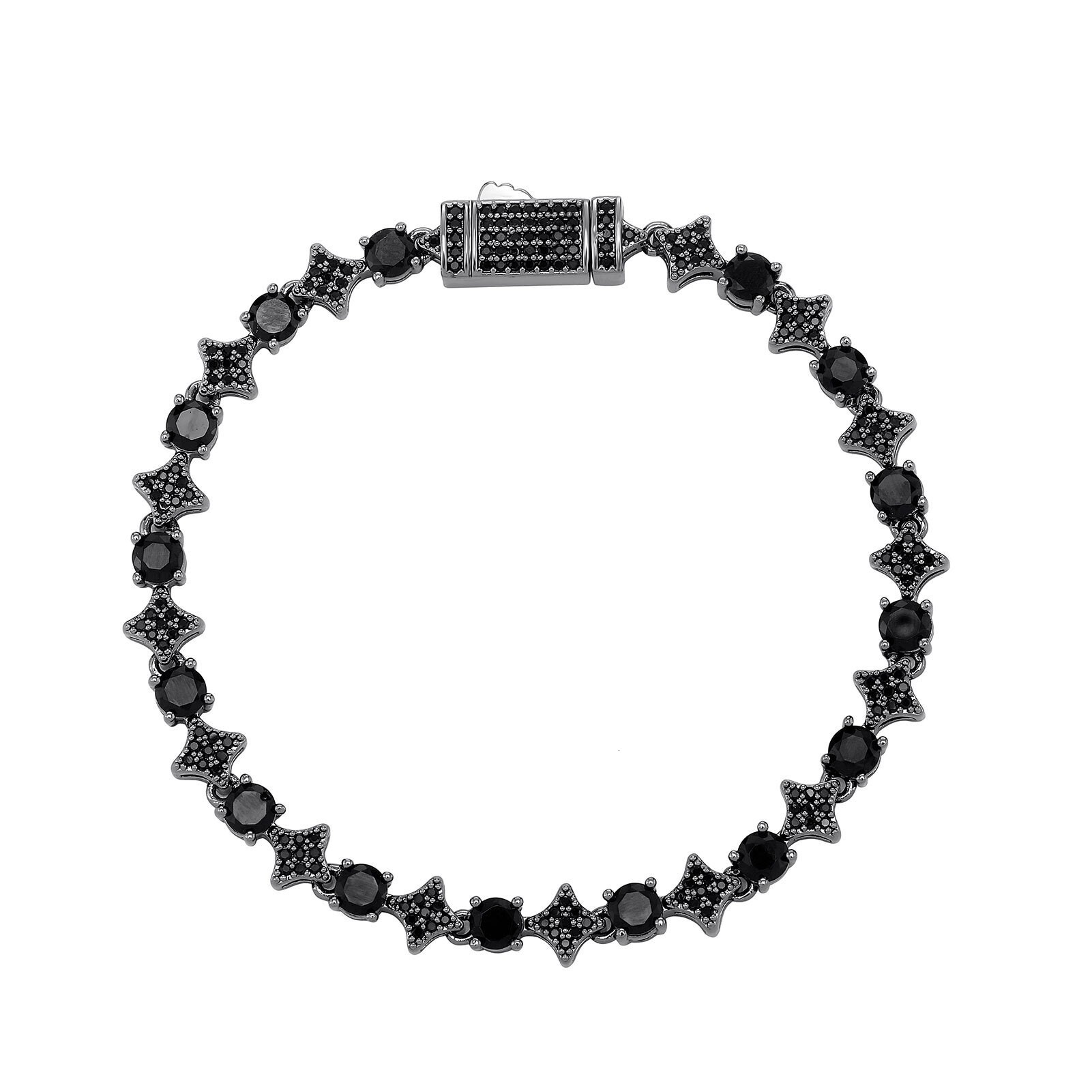 4mm 6mm Iced out Star Studded Hip Hop Tennis Chain Necklace 8mm Luxury Moissanite Starburst Bracelet Anklet Bling Bling Jewelry