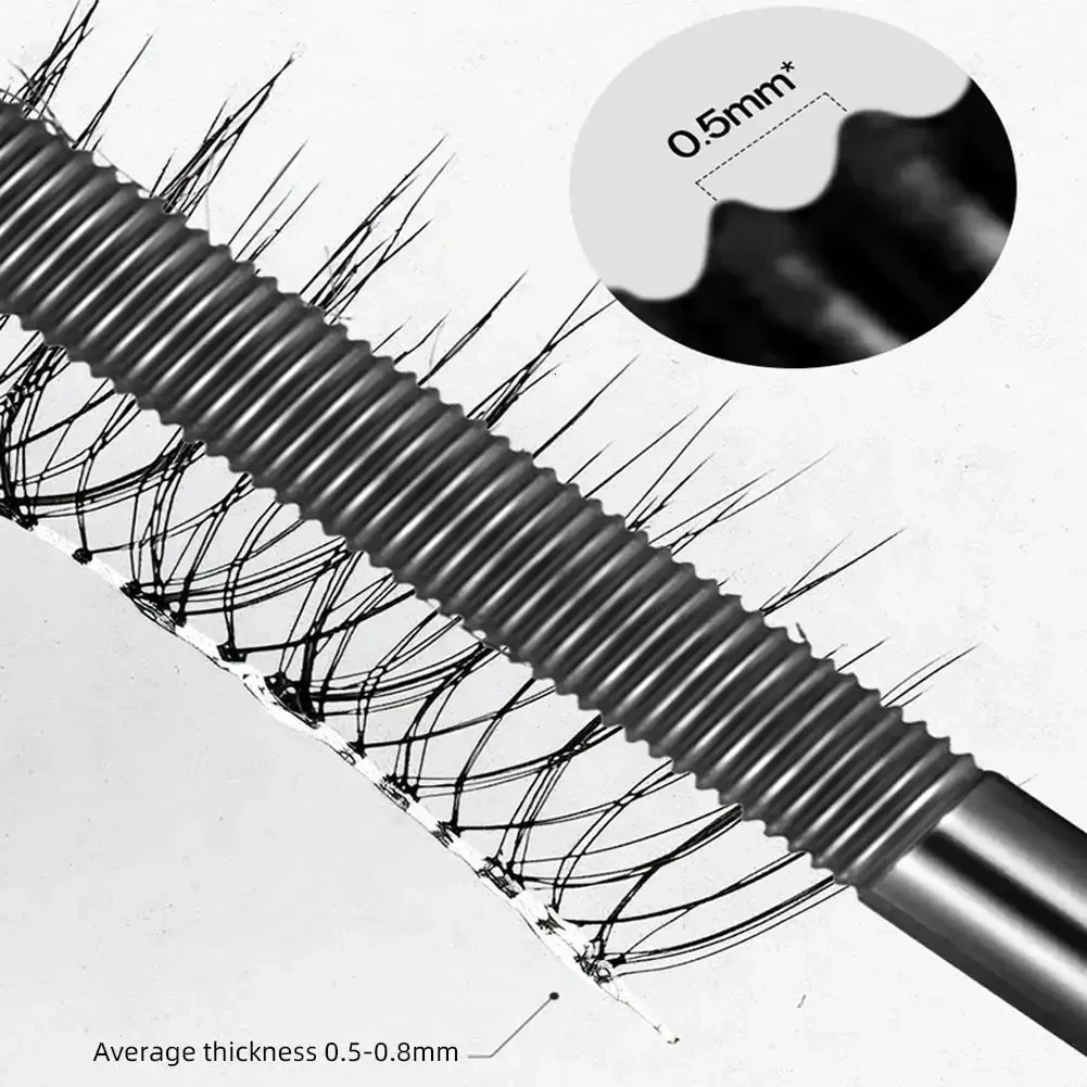 Small Steel Tube Mascara Black Thick Curling Eyelash Extensions Waterproof Long-lasting 4D Eye Lengthening Fast Dry Eyes Makeup 250717
