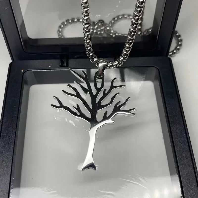 New Personalized Stainless Steel Tree of Life Pendant Necklace Jewelry Accessories for Men and Women Jewelry Gifts Wholesale W250719