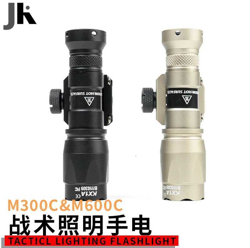 Tactical Gear SF M300B M300C M600B M600C Airsoft Flashlight Rif Hunting Weapon Scout Light PEQ15 Indicator Fits 20mm RailXJ250718