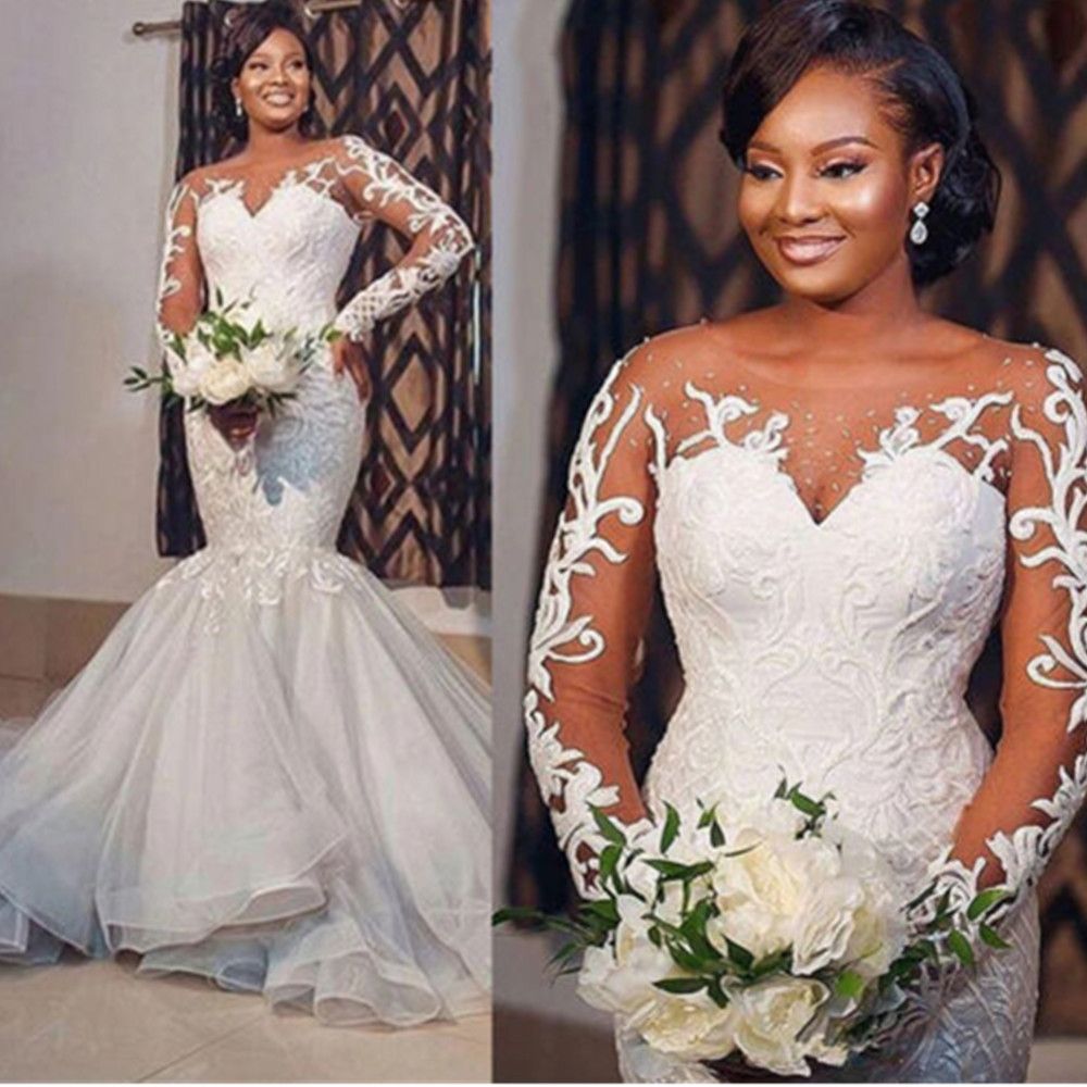 Elegant Lace Wedding Dress Vestido de Novia 2024 Sleevesless Scoop Neck Bridal Gowns Floor Length Customize Robe De MarieeCustomized