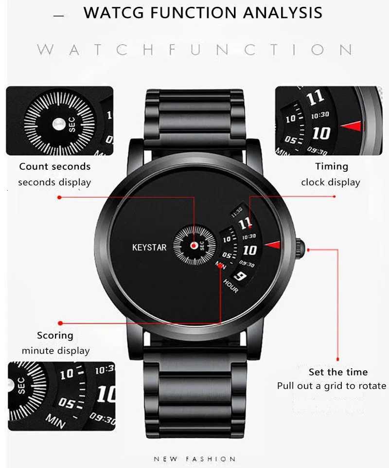 uthai cq136 watch for mens light luxury quality stainless steel korean edition student waterproof trend fashion quartz clock W250718