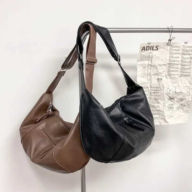 Large Capacity Mens Locomotive Riding Bag Persali Cross-body Messenger Bag Underarm Shoulder Oblique Fitness Bag Casual Y250718