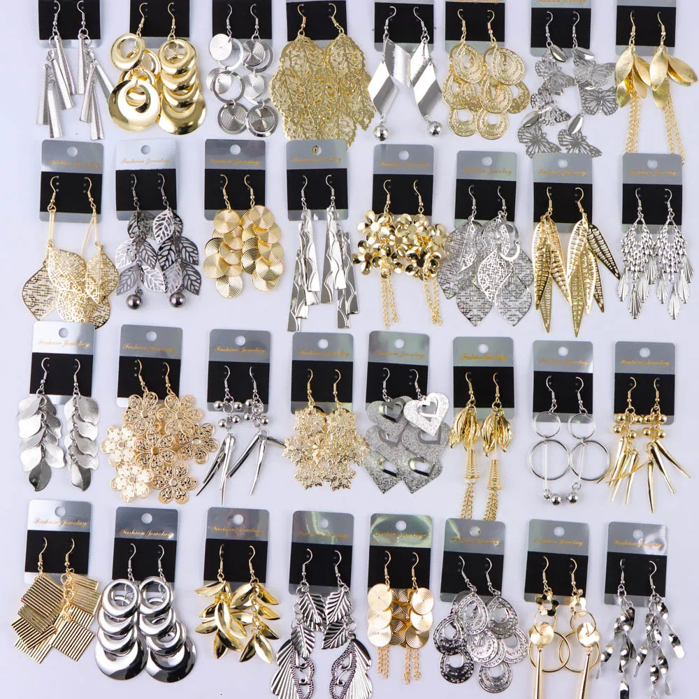 10Pairs/Lot Elegant Simple Stainless Steel Women Earrings Geometric Heart Mixed Style Jewelry Gift Giving Wedding Travel 250716