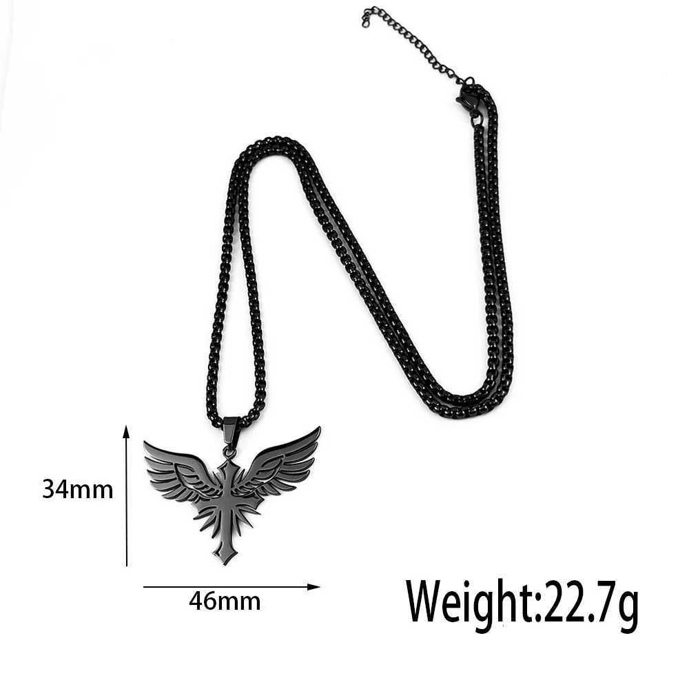 18K Gold Plated Stainless Steel Phoenix Fire Bird Necklace Real Firebird Pendant Hot Movie Jewelry Men Wen Whosa W250718