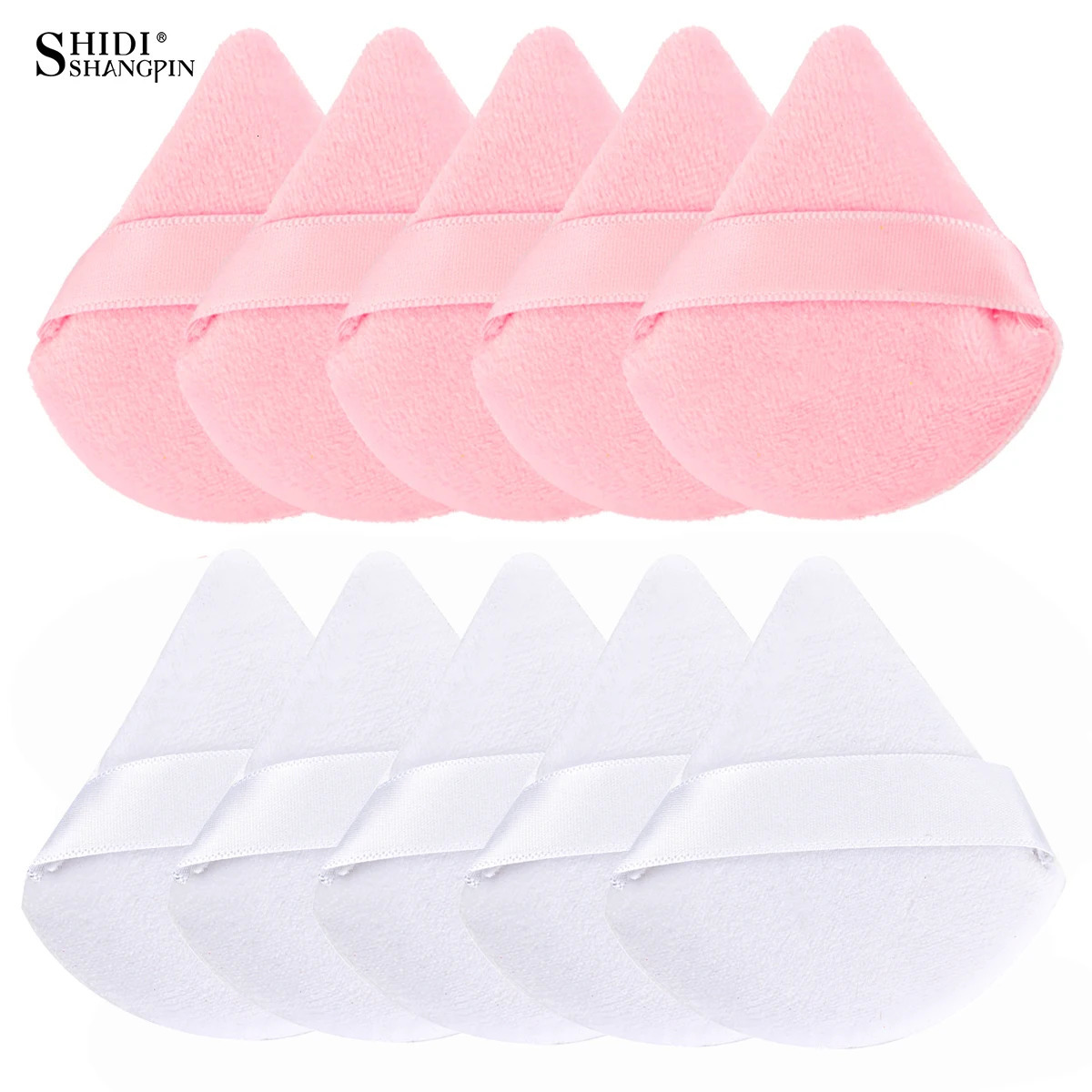 Triangle Velvet Powder Puff 1236 PCS Face Makeup Sponges Reusable Beauty Cosmetics Mini Sponge for makeup Tools 250716