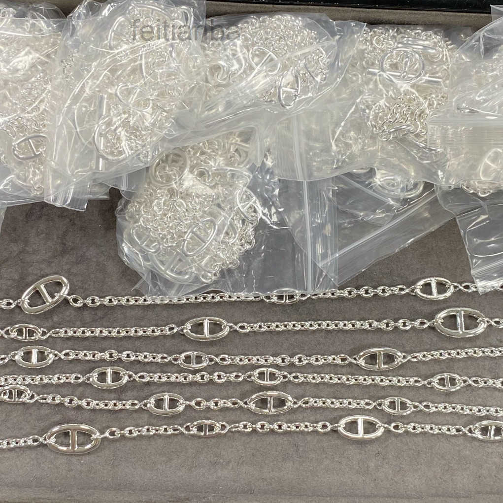 Collana Designer Gioielleria Collana In Argento Da 160 Cm Da 120 Cm Da 80 Cm Na…