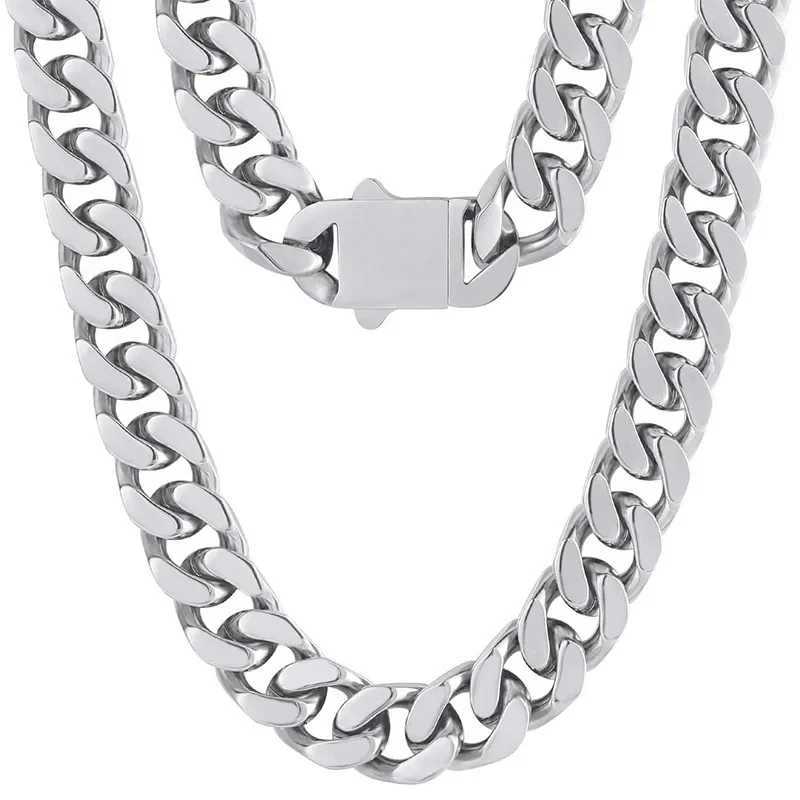 Cuban Link Chain Necklaces Ma Stainss Steel Long Necklace Jewelry Hip Hop Blg Necklace Gifts for Ma Accesories Whosa W250718