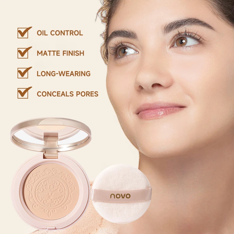 European Embossed Matte Setting Powder Waterproof And Sweat-Proof Long-Lasting Breathable Finely Milled Smooth Skin Makeup 250716