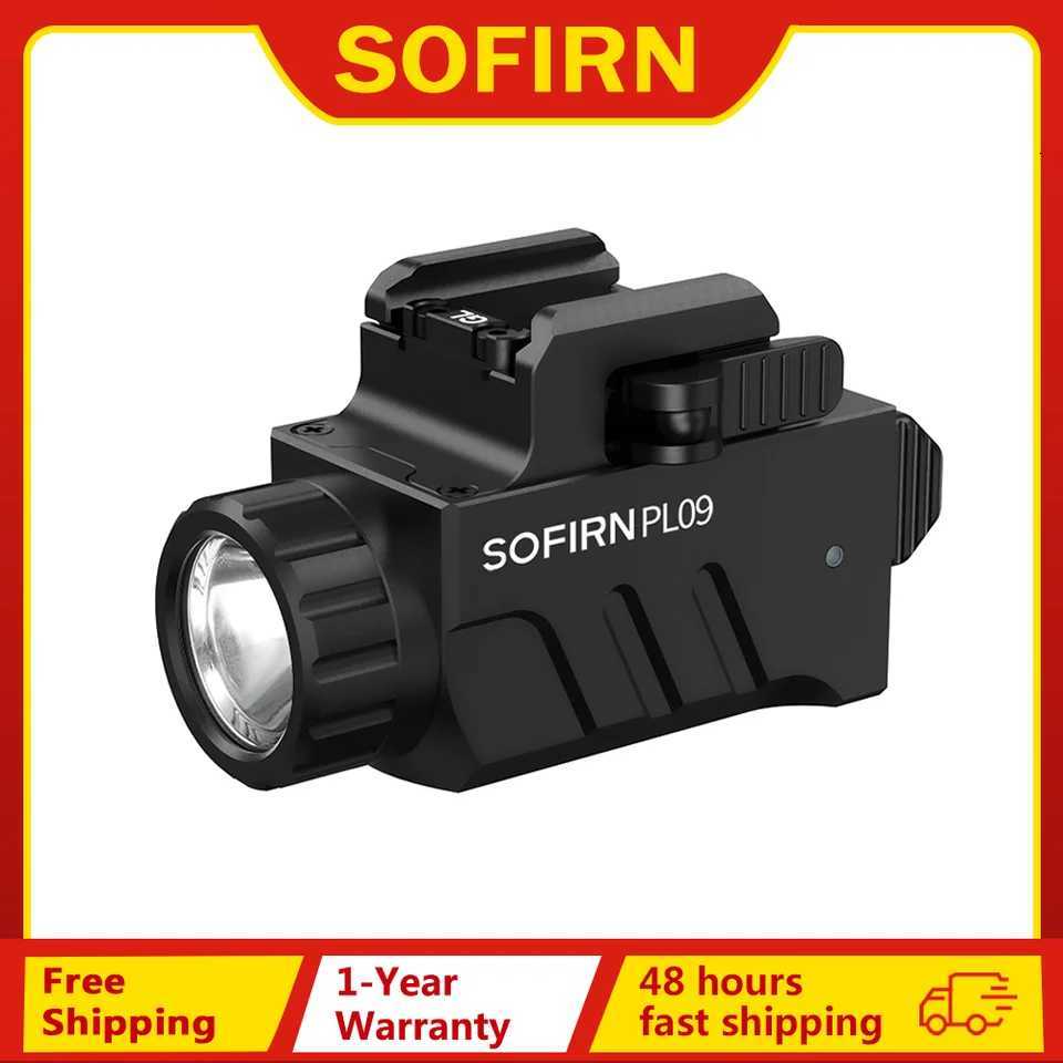 SOFIRN PL09 Flashlight 1600lm Rechargeab Light Quick Rease Tactical Light with Doub Switch for Picatinny RailXJ250718