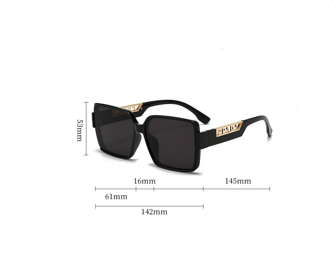 Designer Sunglasses For Women Men Oversize Frame Sunglasses Fashion Classic Sunglasses Luxury Polarized Goggle Pilot PC Frame UV400 Eyewear SP1220