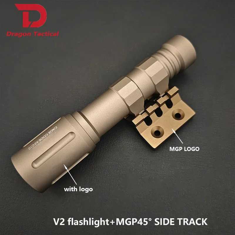 New Tactical SF V2 1000/1300LM Flashlight Adventure Scout Light With MLOK System Offset Mount And Dual Function Pure Switch XJ250718