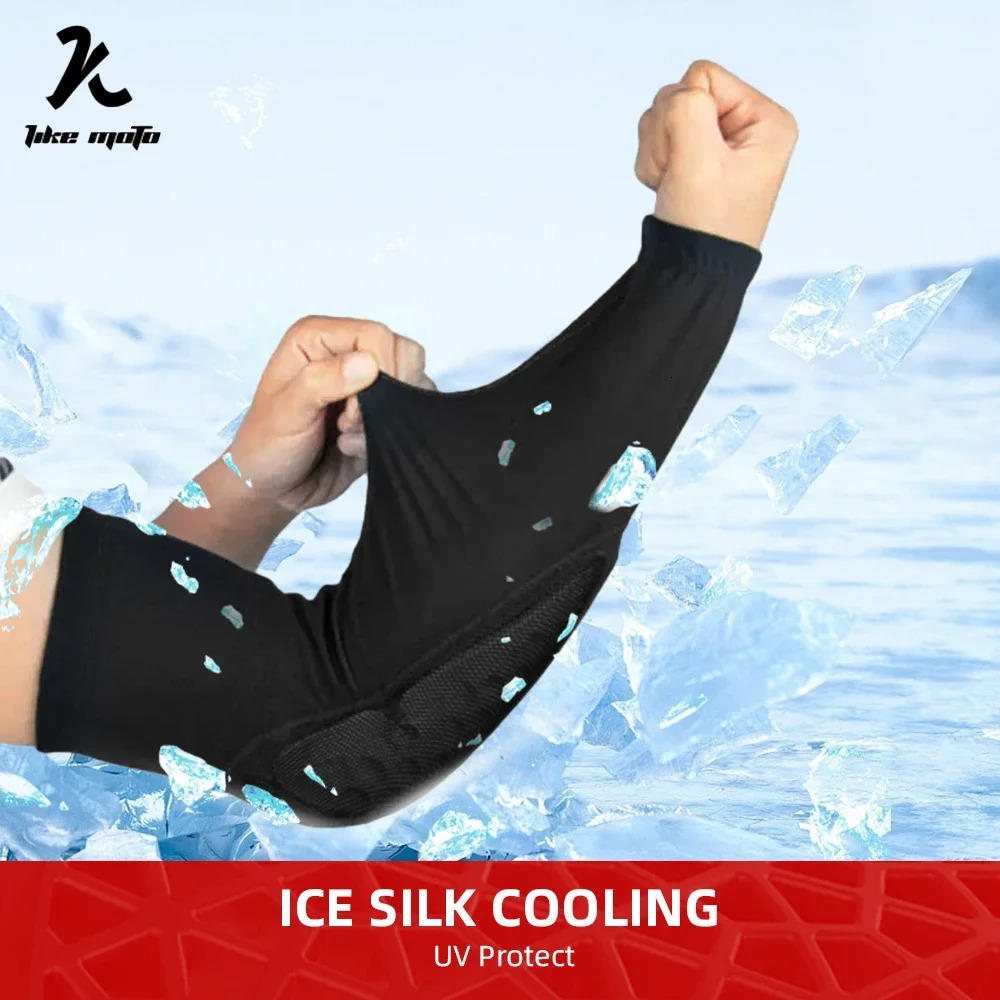 Summer Motorcycle Bike Knee Pads Elbow Protector Elastic Protection Breathable Scooter Motocross Equipment Cycling Sun Sleeve 250708