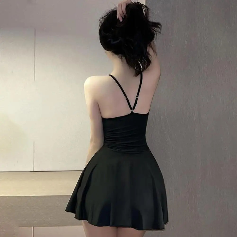 Sexy Women Pleated Micro MINI Dress Bandage Smooth Uniform Slip Mini Night Club Outfits Allure Ruffled Backless 250717