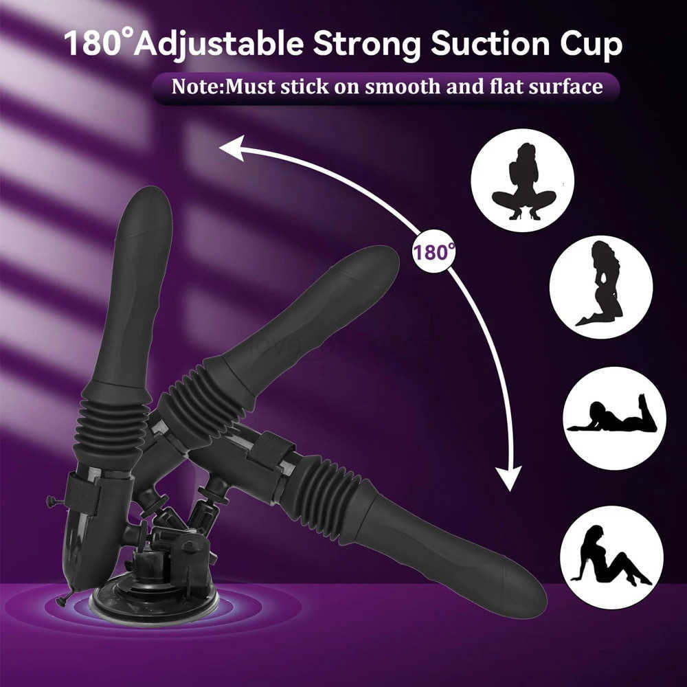 Thrusting Dildo Vibrator Sex Machine Auto Telescopic Vagina Anal Stimulator G Spot Clitoral Female Masturbator Sex Toy for Women Z250719