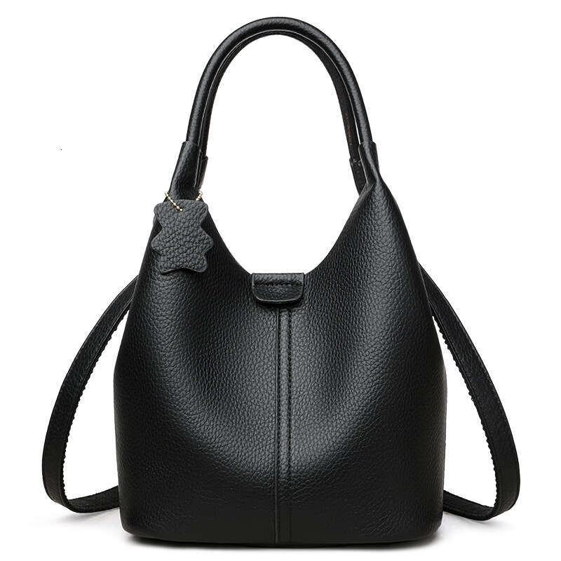 French Style Handbag High-end Genuine Women's Small New Versatile Tote Soft Leather Fashionable Crossbody Bag