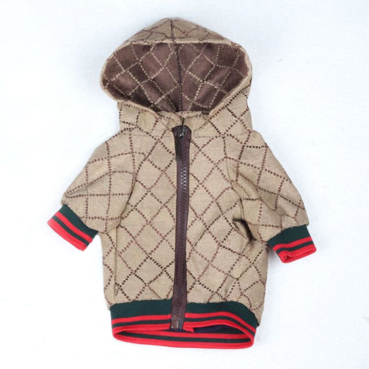 2026 Designer Clothes Warm Dog Apparel Fashion Hoodies Cats Dogs Animals Jackets With Hats Outdoor Casual Sports Pets Coats For Small Medium Large