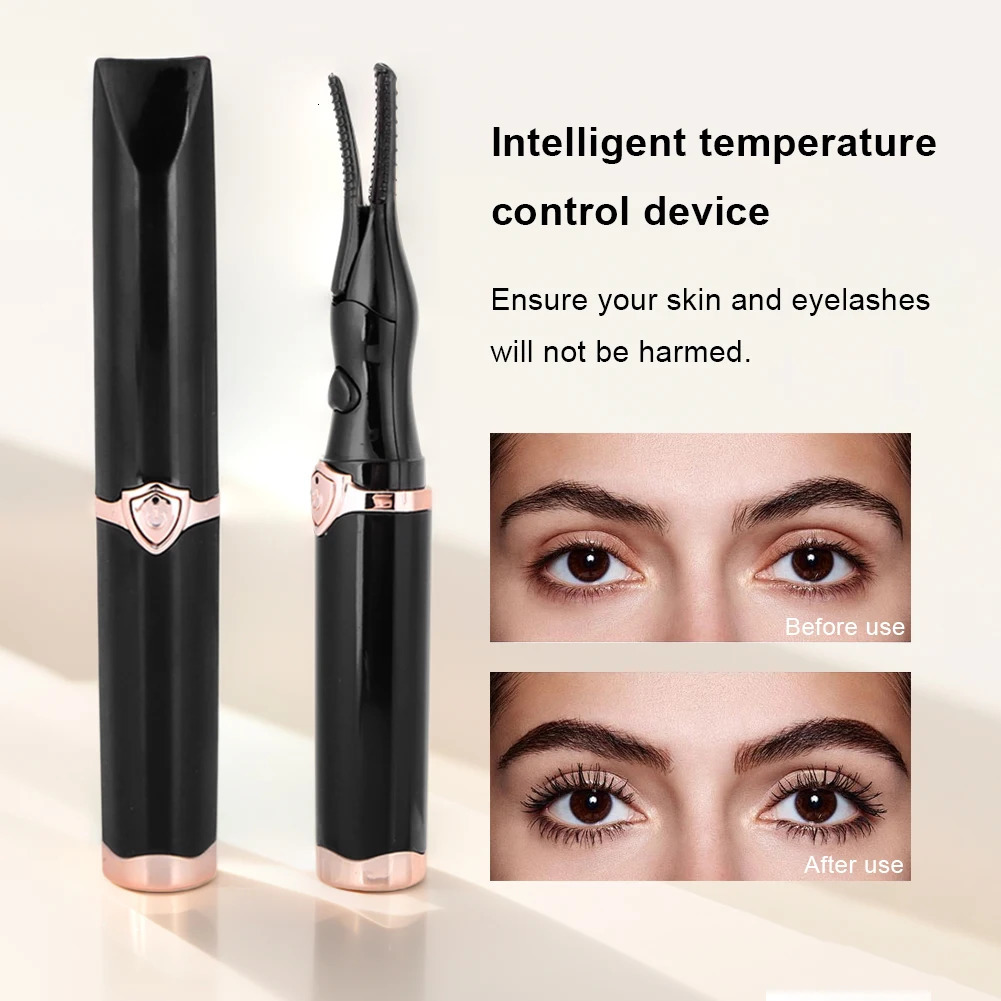 Heated Eyelash Curler USB Rechargeable Electric Eyelash Curler Long Lasting Quick Heating Natural Curl Eyelash Curler 250716