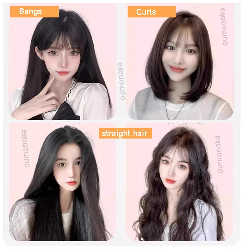 3-in-1 PTC Hair Straightener Styling Appliances Combs Tools Heated Flat Iron Beard Styler Professional Brush Curling Iron 250717