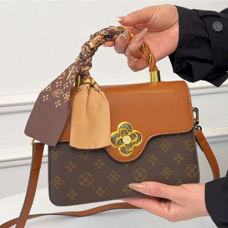 Fashion High Quality Ladies Large Capacity Contrast Ladies Handbag Tote Handbag Designer Bags