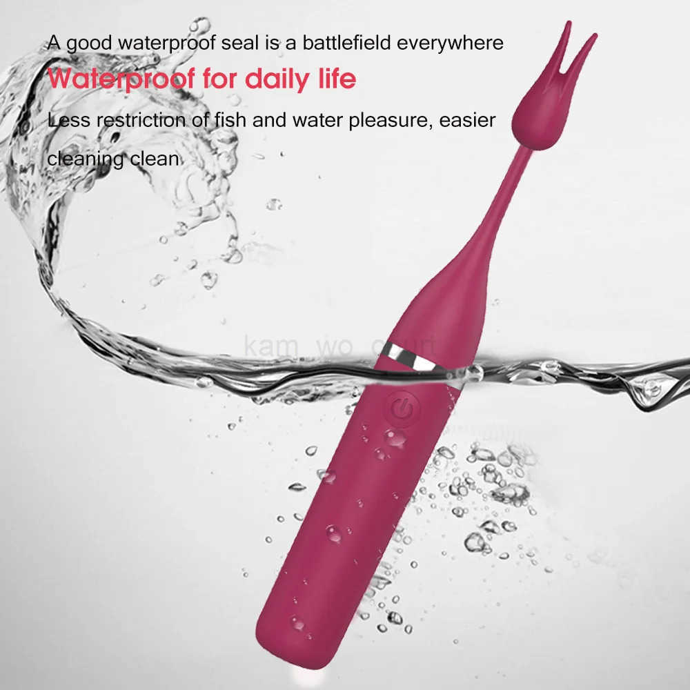 Silicone Power Vibrator Nipple Clitoris G-Spot Stimulator Masturbator 3 Vibrating Heads Adult Sex Toys for Women Sex Toys 18+ M250719