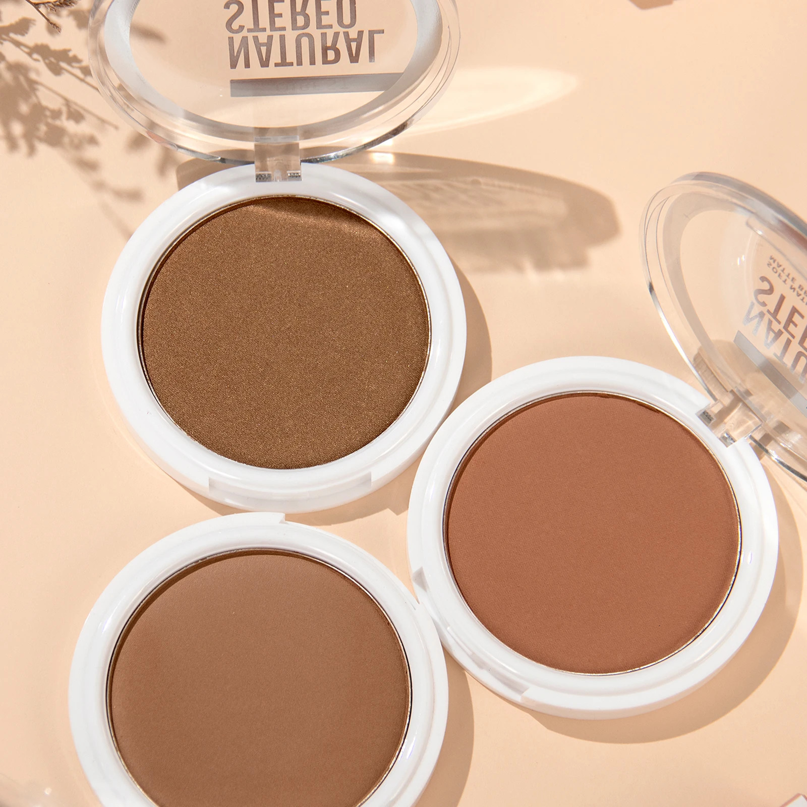 3D Bronzers Matte Wheat Contour Powder Palette Facial Makeup Natural Highlights Contouring Modification Waterproof Long-Lasting 250813