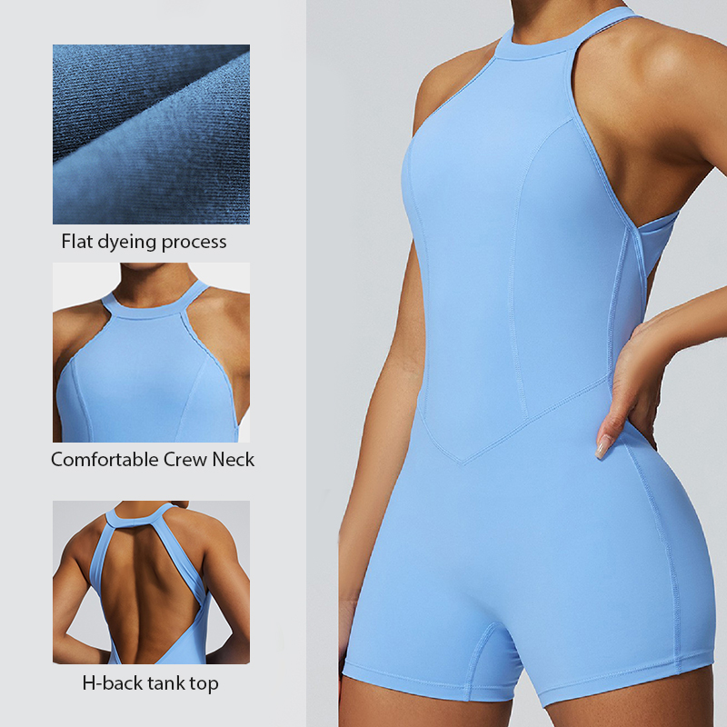 New one-piece yoga clothing peach buttocks one-piece pants fitness sportswear seamless yoga one-piece clothing