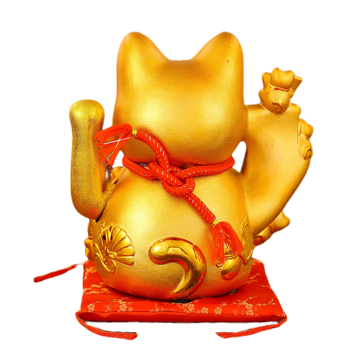 Automated Ceramic Feline Sculpture: A Unique Addition to Your Home Interior Collection Elegant Durable