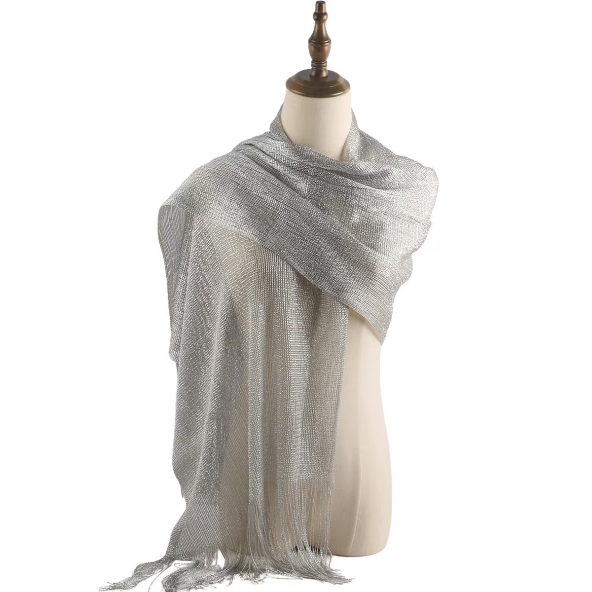 T1256 New shiny streamer scarf women's Arabian Malay shawl travel bag headscarf