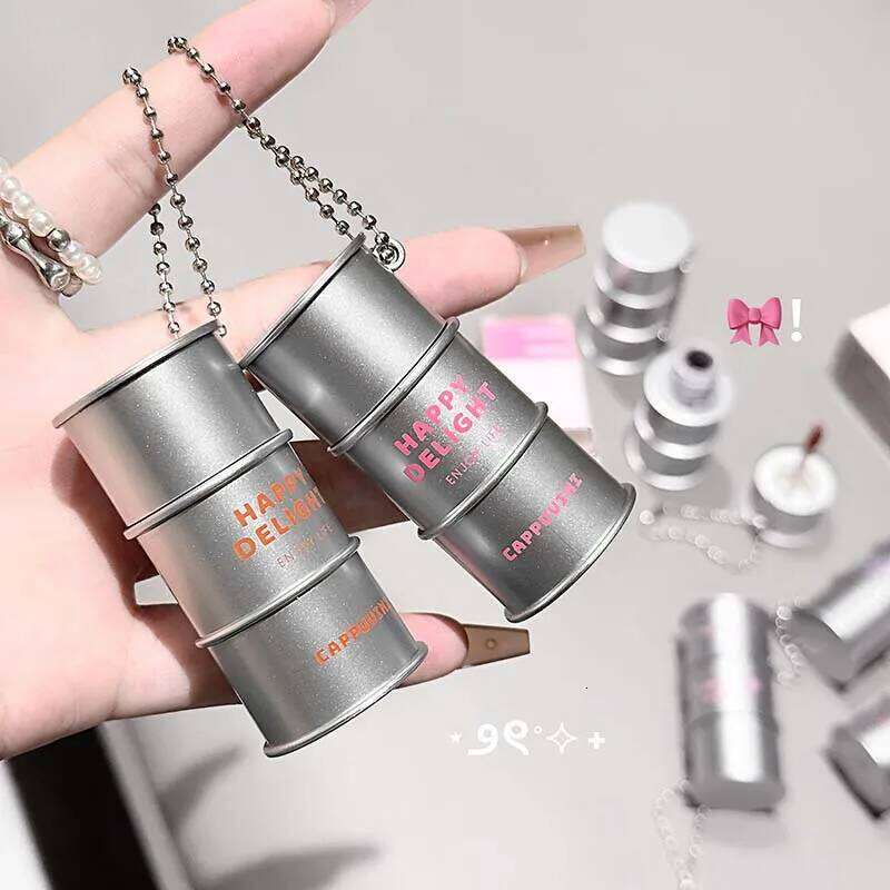 Creative Sier Tube Matte Lipstick Veet Red Glaze Waterproof Longlasting Non-Stick Cup Smooth d Texture Lip Tint Makeup X250717