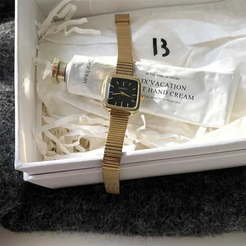 Brand Simple Quartz Watch for Women Retro Luxury Gift Ladies Watches Small Dial Adjustable Stainless Steel Strap Wristwatches W250718