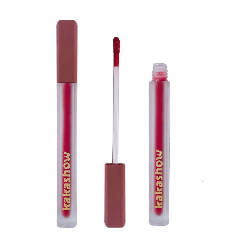 Kakashow Pink Satin Glaze Velvet Matte Whitening Lipstick Not Easy Stick To The Cup Color Lip Mud Cosmetics X250717