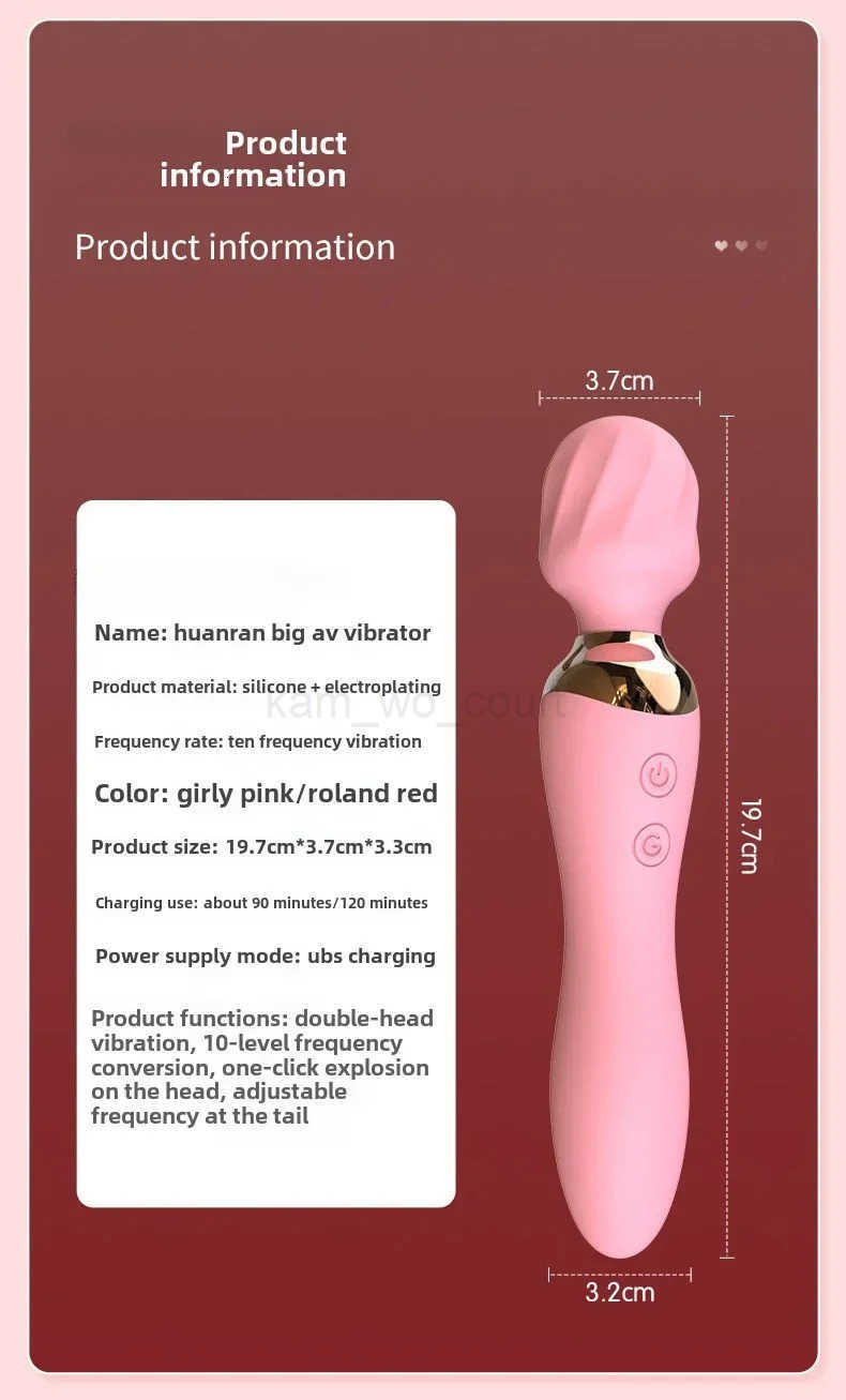 New Fun Experience Tongue Licking Electric Female Studio with the Same AV Bar Charging Flu Vibrator Masturbation Massage Supplies M250719