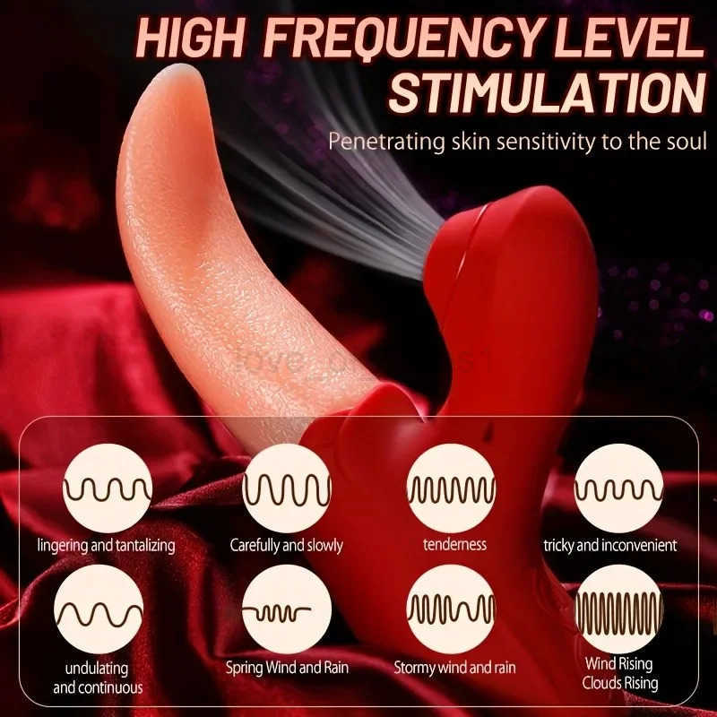 18+ Vibrators Sucker Vibrator For Women Double Stimulation Clitoris Stimulator Licking Vagina G Spot Masturbator Adult Sex Toys Z250719
