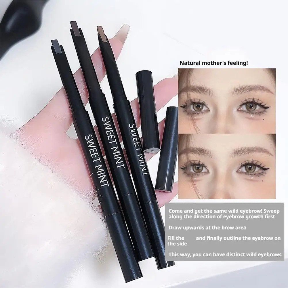 Eyebrow Pencil Double-ended Waterproof Eyebrow Cosmetics Long Lasting Eye Brow Tattoo Pen Makeup Eyebrow Pencil 250712